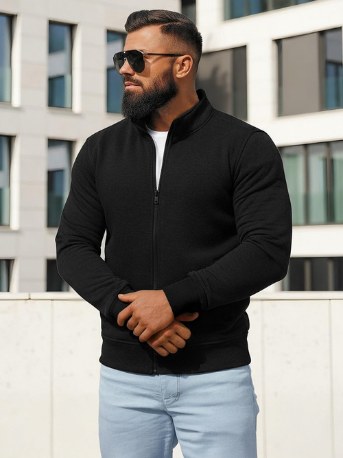 Pánská Mikina Černá OZONEE JS/2002Z