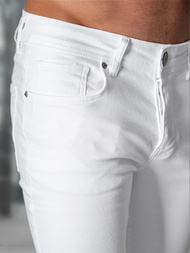 Pánské Džíny Bílé OZONEE E/5391/01Z