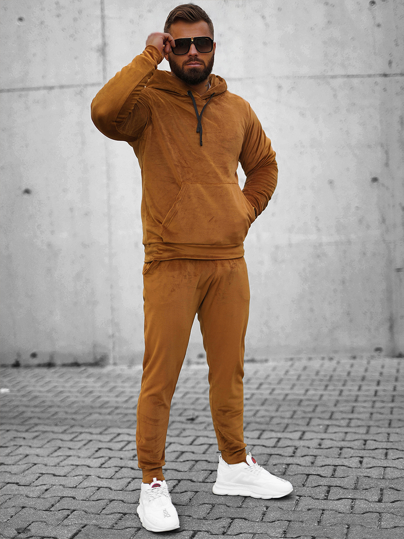 Pánská Tepláková Souprava Camelová OZONEE O/12139