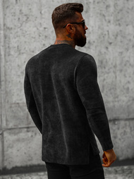 Pánská Mikina Černá OZONEE O/D7289