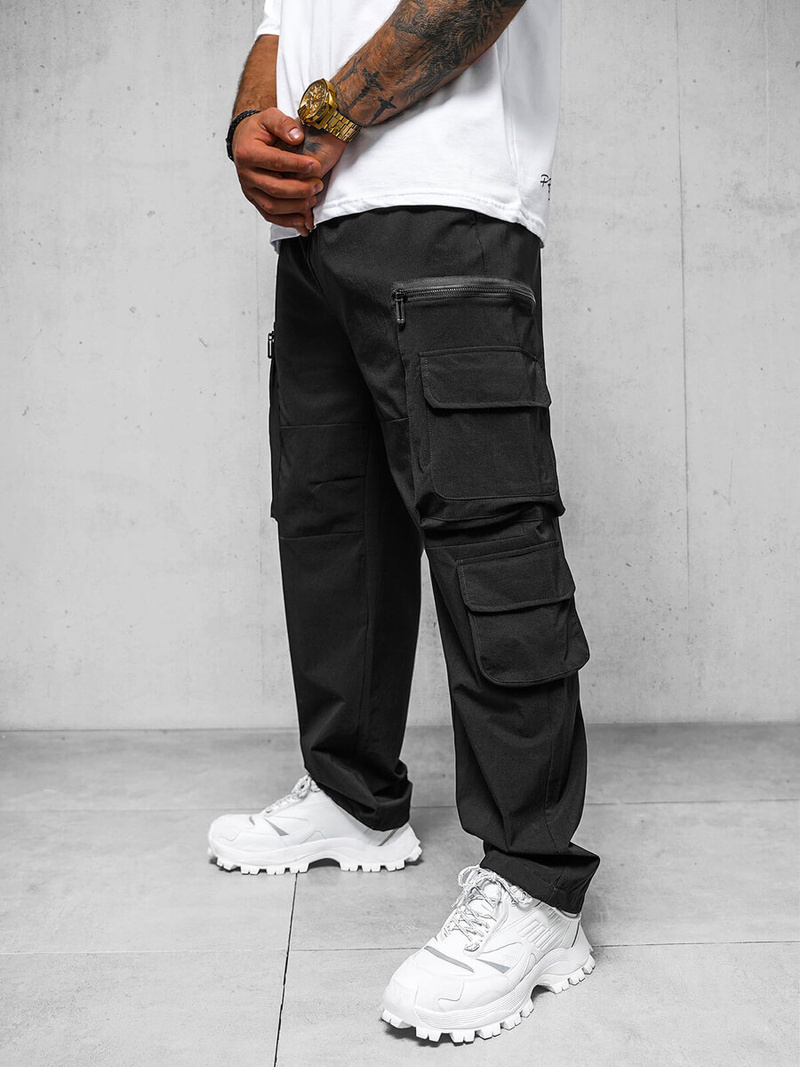 Pánské Kalhoty Černé OZONEE O/PS5526