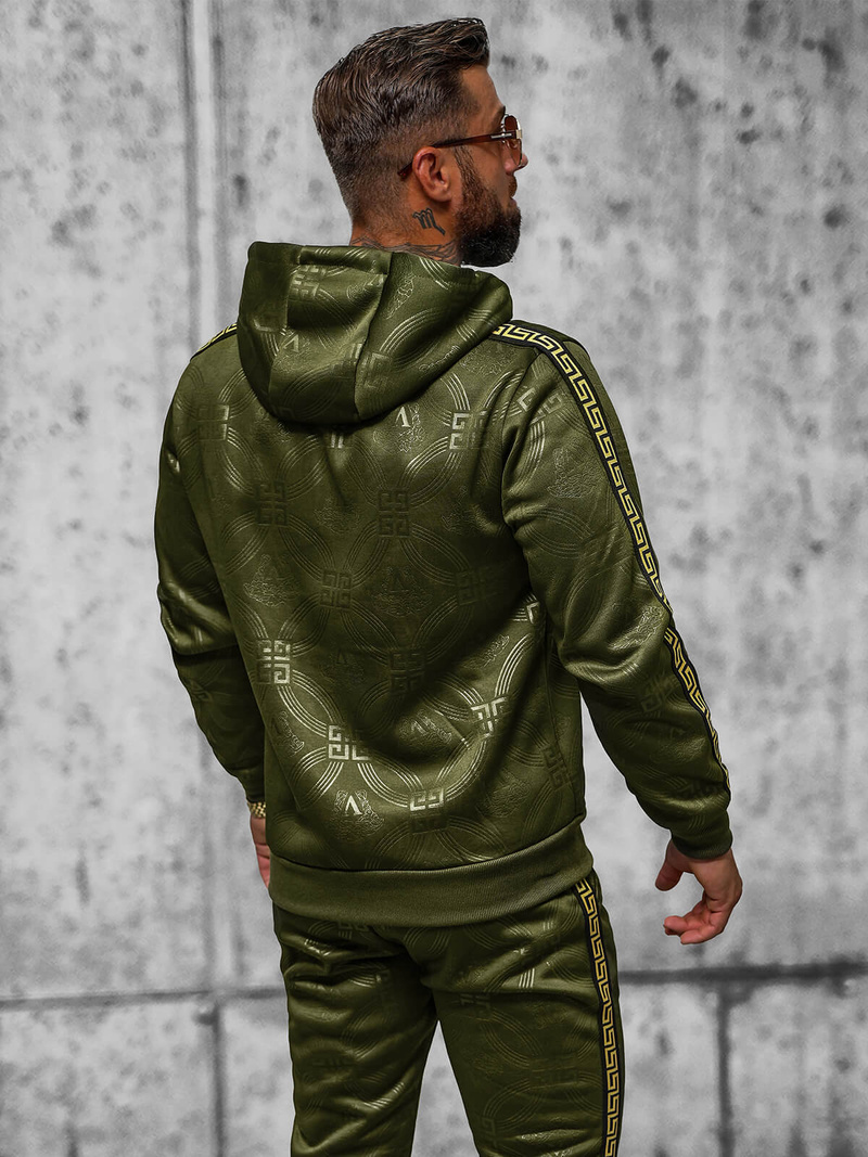 Pánská Tepláková Souprava Zelený OZONEE JS/3C555