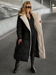 Dámská Bunda Černo-Bílé OZONEE JS/16M9168/392B