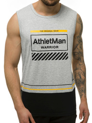 Pánské Tílko Šedé OZONEE JS/SS11079