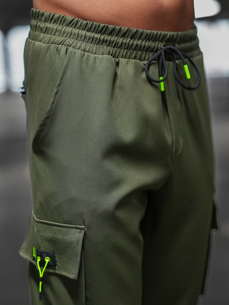 Pánské Chino Kalhoty Khaki OZONEE O/CP150Z