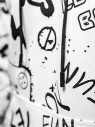 Pánská Mikina Bílá OZONEE JS/8B1227/1