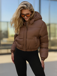 Dámská Bunda Čokoláda OZONEE JS/5M3260/158Z