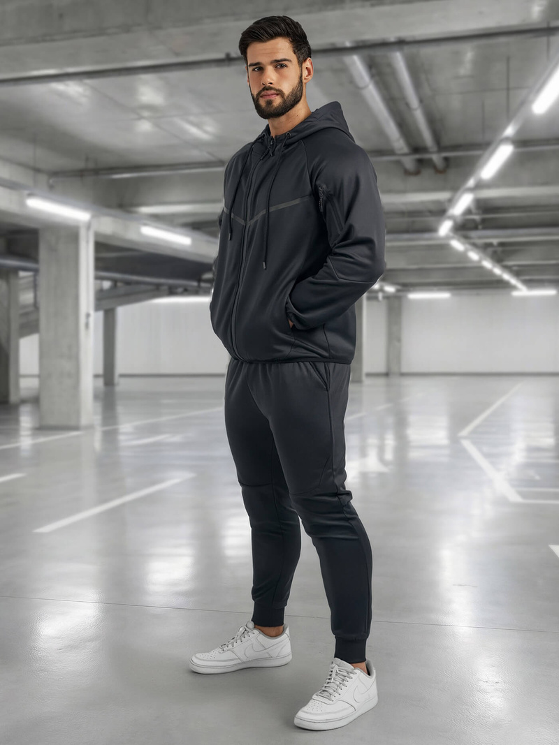 Pánská Tepláková Souprava Námořnická Modrá OZONEE JS/8C1966/25