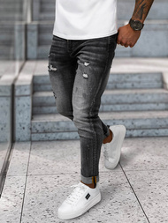 Pánské Džíny Černé OZONEE NB/MP0169G