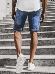 Pánské džínové kraťasy Modré OZONEE RF/HY321