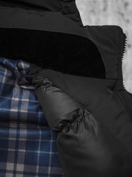 Pánská Zimní Bunda Černá OZONEE JS/5M718/392