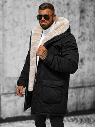 Pánská Zimní Bunda Černá OZONEE JS/5M120/392