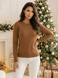 Dámský Svetr Camelové OZONEE JS/8005/7Z