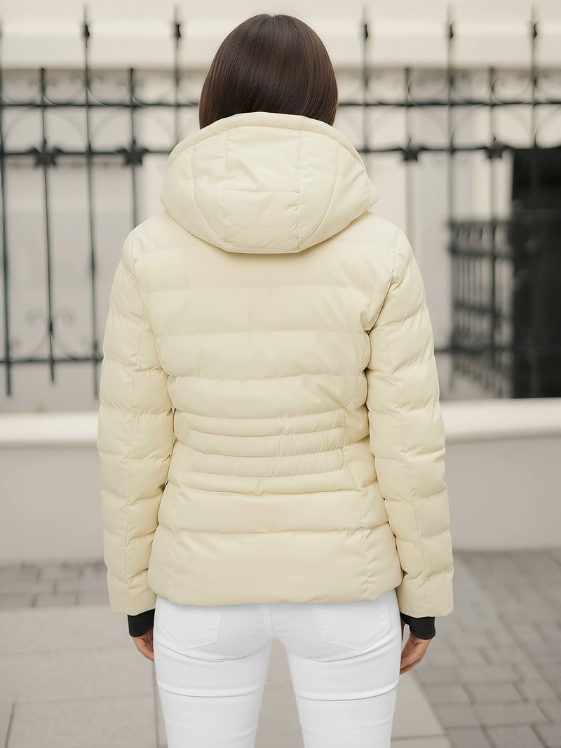 Dámská Bunda Ecru OZONEE JS/M769/281Z