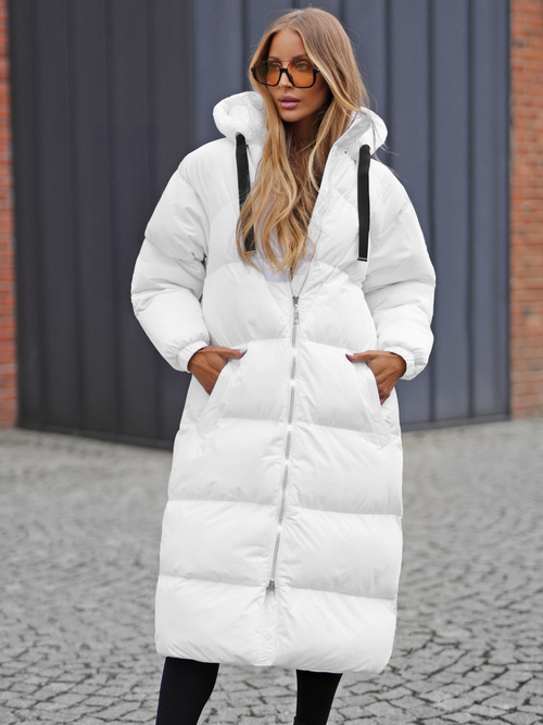 Dámská Bunda Bílá OZONEE JS/5M3163/281Z