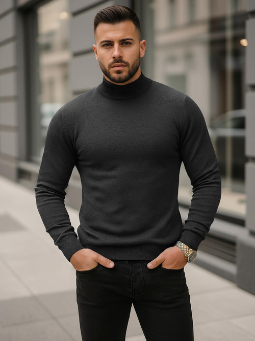 Pánský Svetr Grafitový OZONEE V/V24503