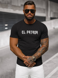 Pánské Tričko Černé OZONEE O/T7283