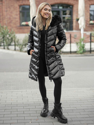 Dámská bunda černá OZONEE JS/16M9100/392Z