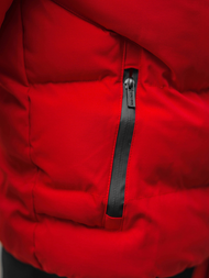 Pánská Zimní Bunda Červená OZONEE O/M798