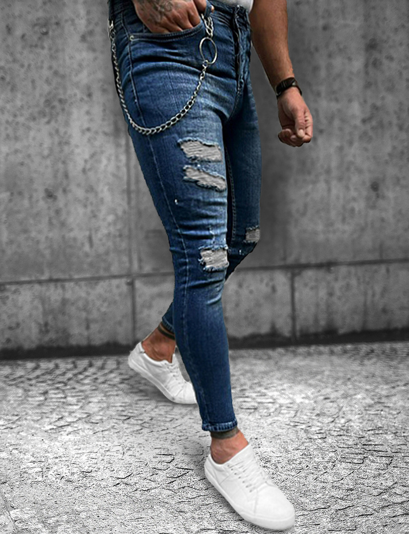 Pánské Džíny Modré OZONEE O/263SP