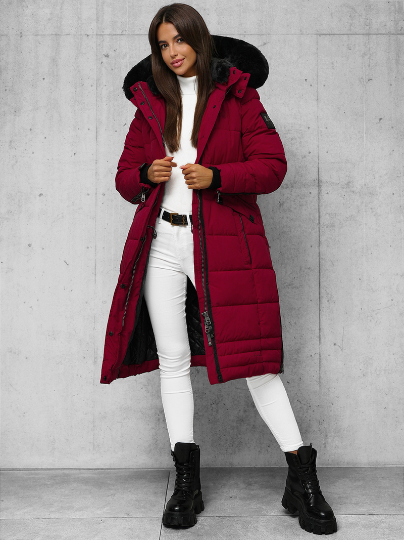 Dámská Bunda Vínová OZONEE O/W377