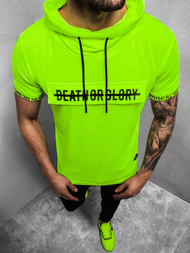 Pánské Tričko Zelený-neon OZONEE MR/19109XZ