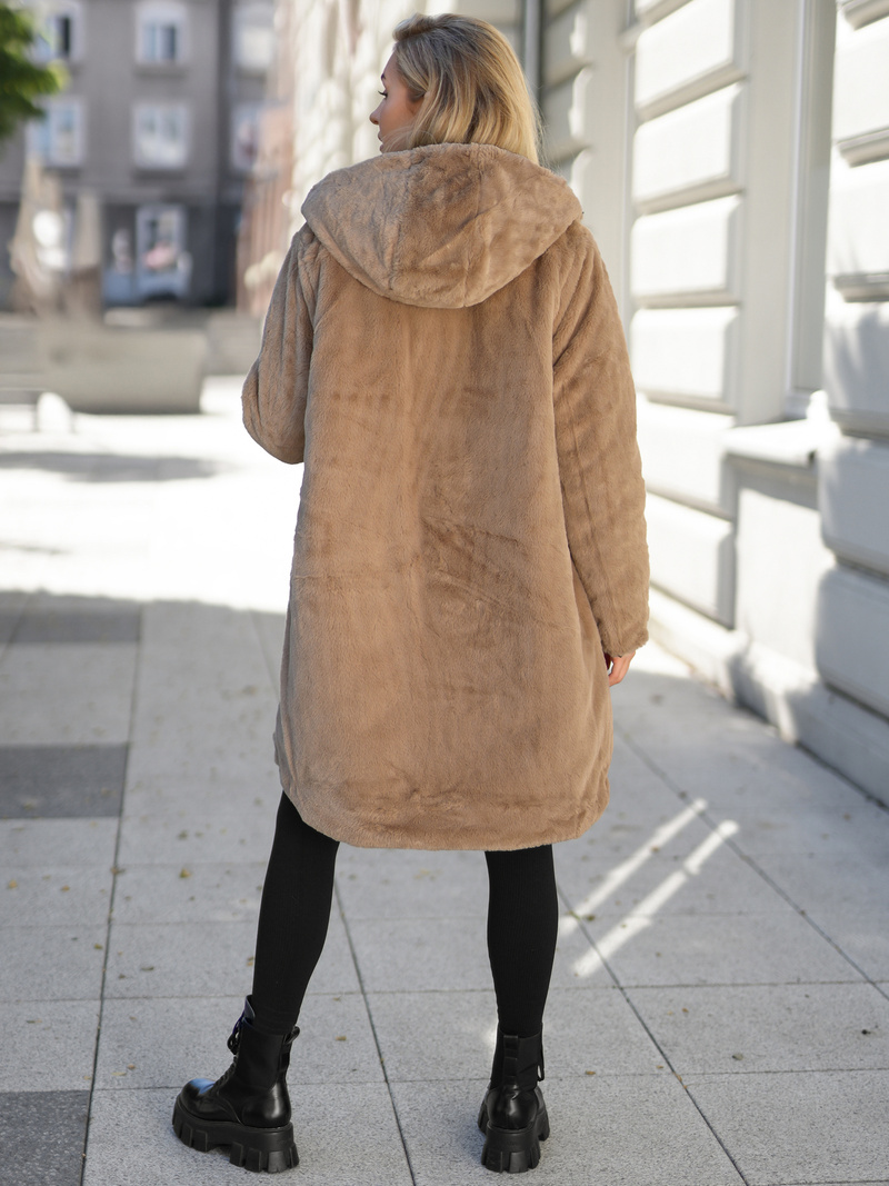 Dámská dlouhá zimní bunda černá OZONEE JS/5M3352/392