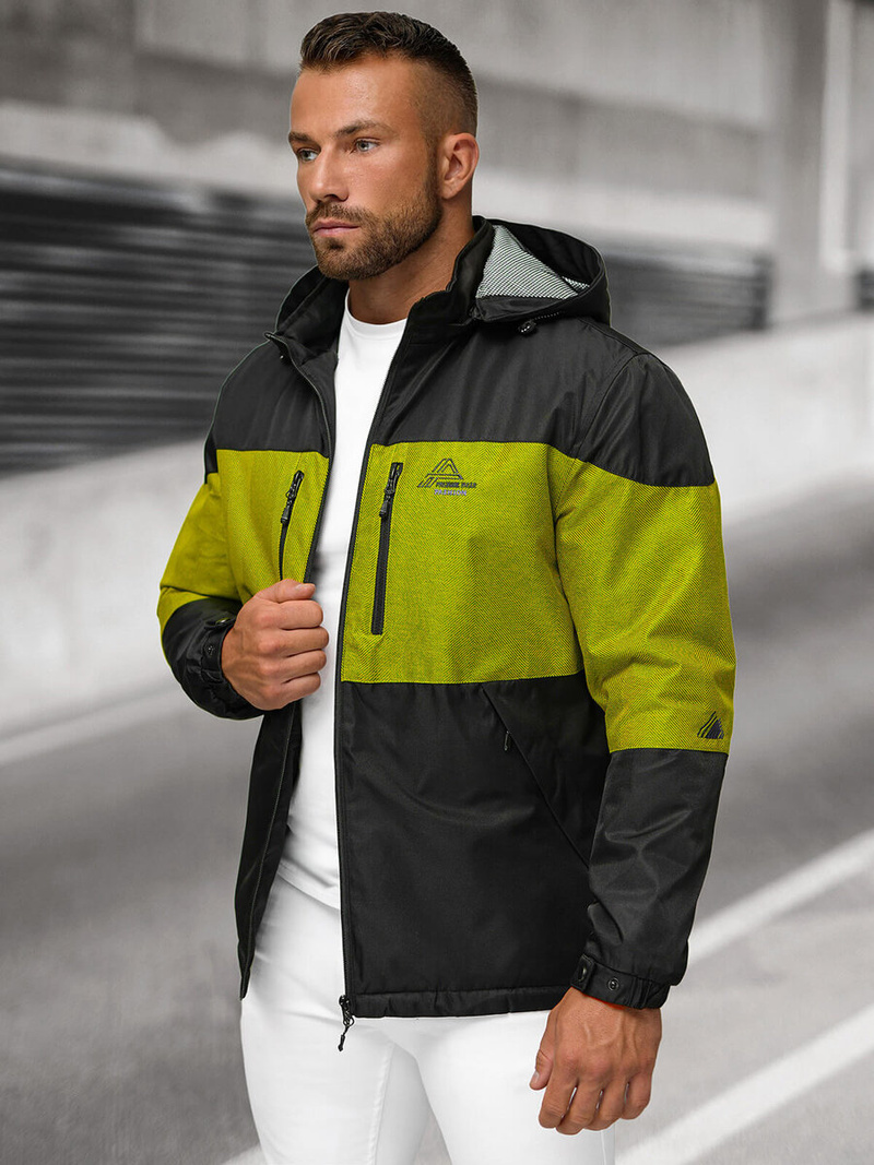 Pánská Bunda Černá OZONEE JS/22M310/392Z