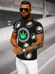 Pánské Tričko Černé OZONEE O/T135/3