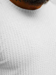 Pánské Tričko Bílé OZONEE O/7766T