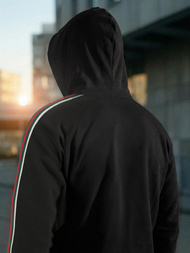 Pánská Mikina Černá OZONEE JS/8B1731/3