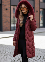 Dámská Zimní Bunda Vínová OZONEE JS/5M3229/1