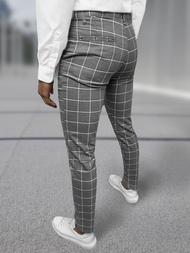 Pánské Chino Kalhoty Tmavě-Grafitová OZONEE DJ/5522Z