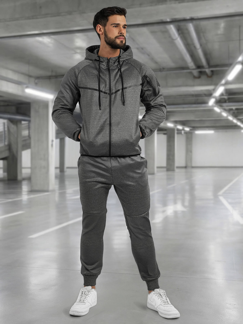 Pánská Tepláková Souprava Grafitová OZONEE JS/8C1966/5