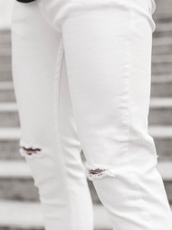 Pánské Džíny Bílé OZONEE DP/586/R2