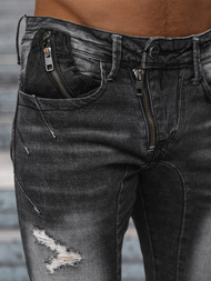 Pánské Džíny Černé OZONEE NB/MP0045N