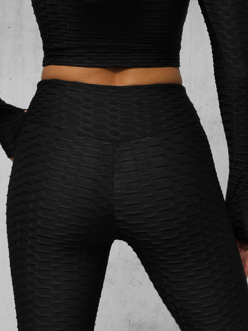 Dámská dvoudílná tepláková souprava Černá OZONEE O/22060Z