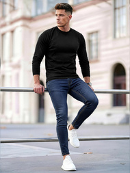 Pánské Džíny Tmavě-Modré OZONEE O/JK2951Z