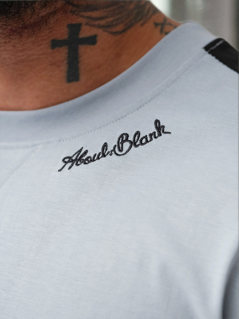 Pánské Tričko Světle-Modrá OZONEE O/QQ1195