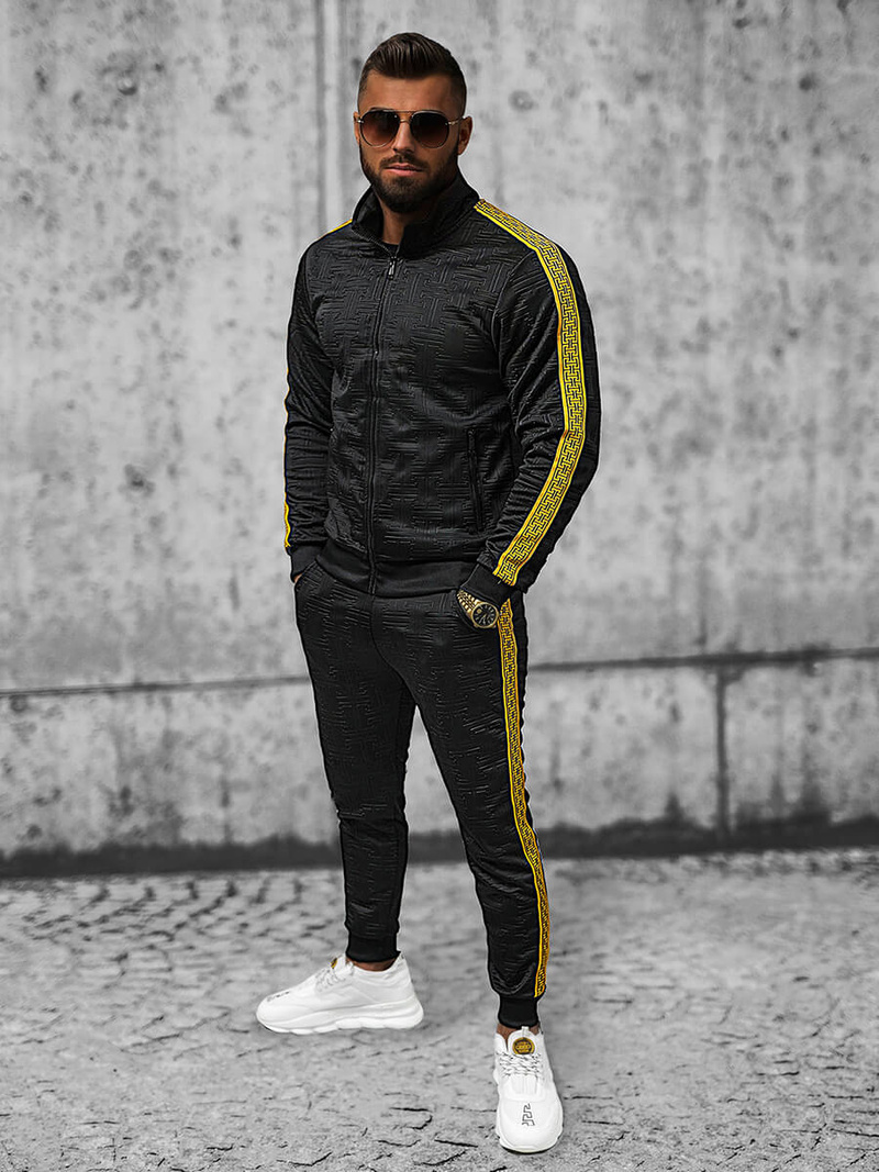 Pánská Tepláková Souprava Černý OZONEE O/3A163