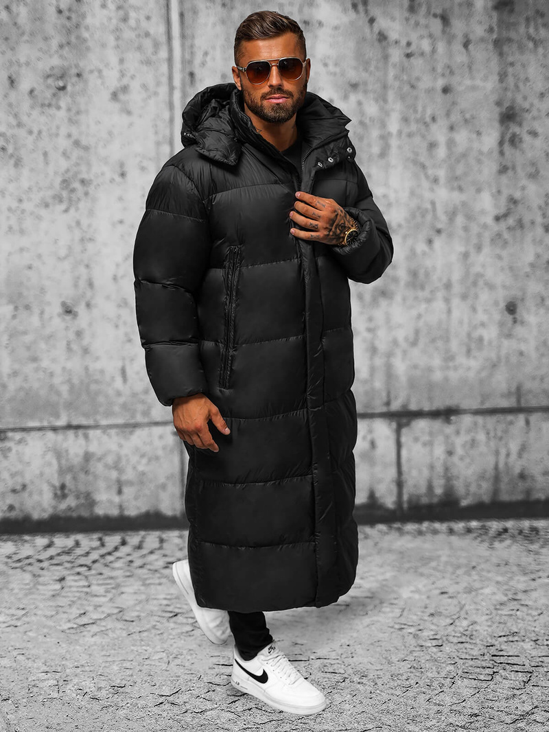 Pánská Bunda Černá OZONEE O/M3202