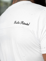 Pánské Tričko Bílé OZONEE O/QQ1387