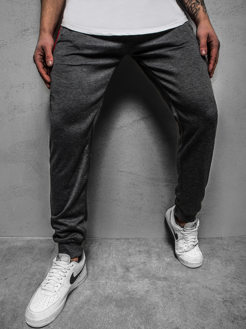 Pánské Tepláky Grafitové OZONEE JS/JZ11026Z