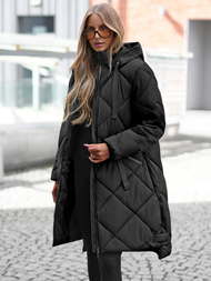 Dámská Bunda Černá OZONEE JS/5M3168/392Z