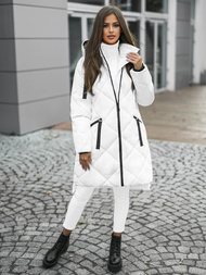 Dámská Bunda Bílá OZONEE JS/5M3168/281Z