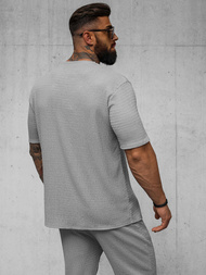 Pánské Tričko Šedý OZONEE O/Y960T