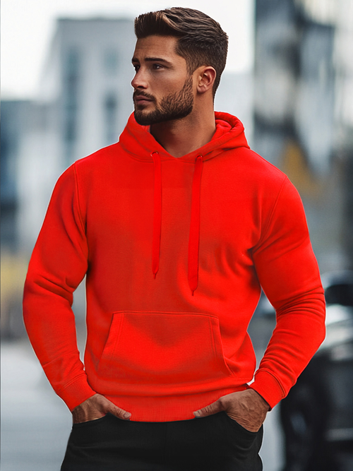 Pánská Mikina Červená OZONEE JS/2009Z