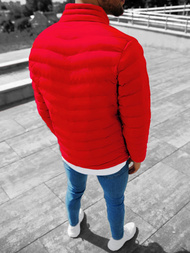 Pánská Bunda Červená OZONEE JS/SM70