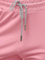 Dámská dvoudílná tepláková souprava růžová OZONEE O/12113Z