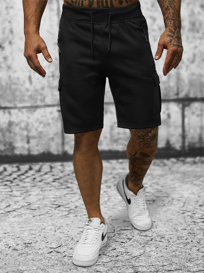 Pánské Kraťasy Černé OZONEE JS/8K1127/3